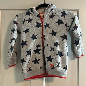 Mini Biden Fuzzy Star Zip Up